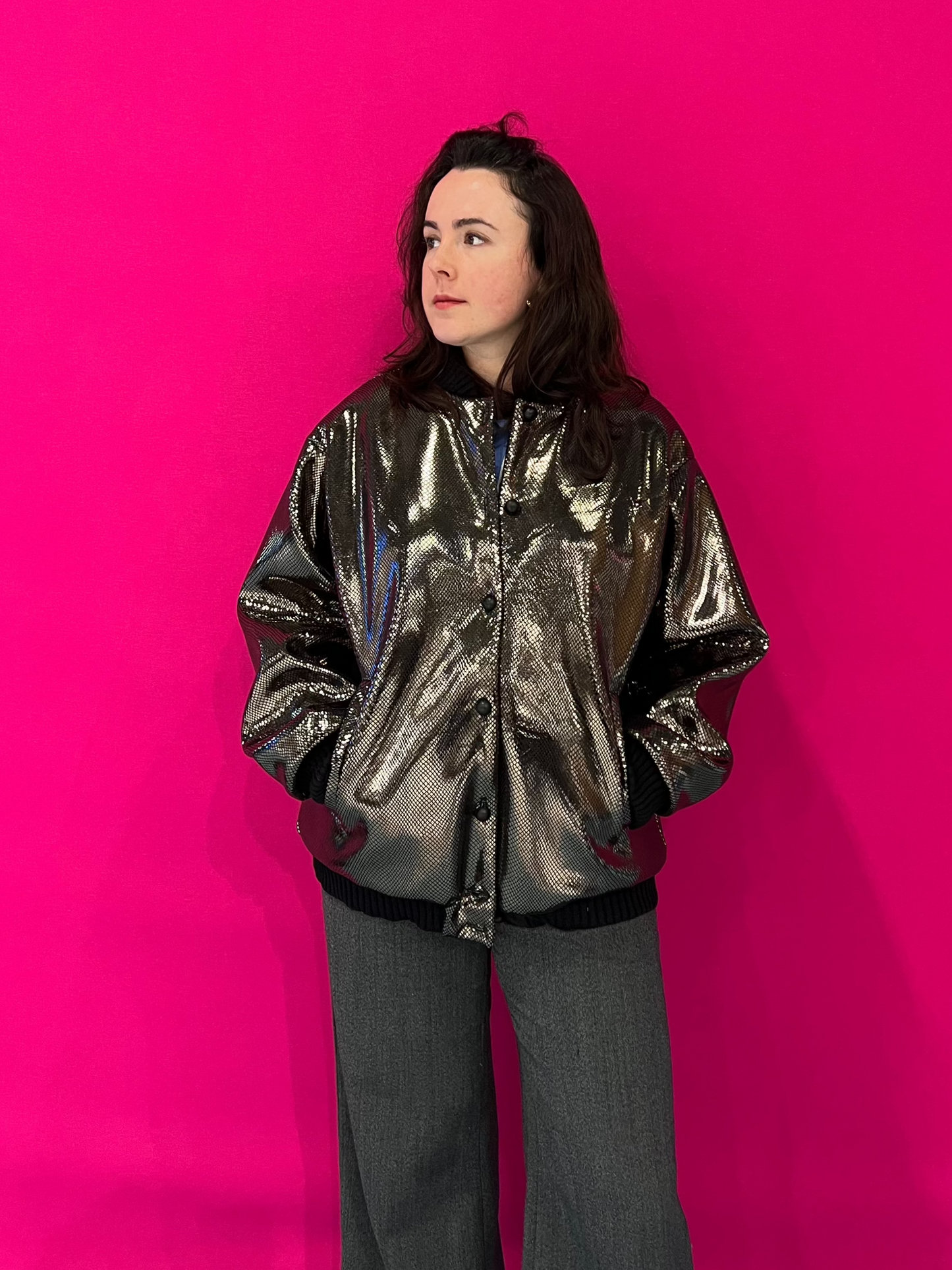 oversize bomber jacket made in France