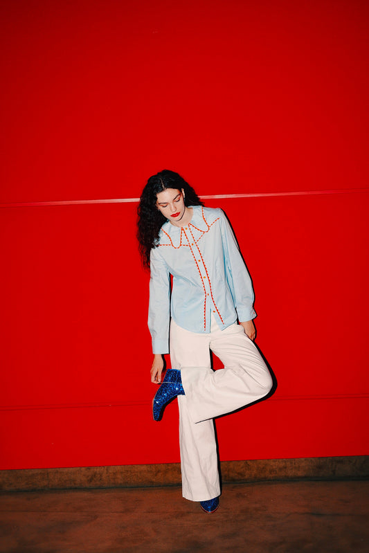 chemisier style western fabrique en france