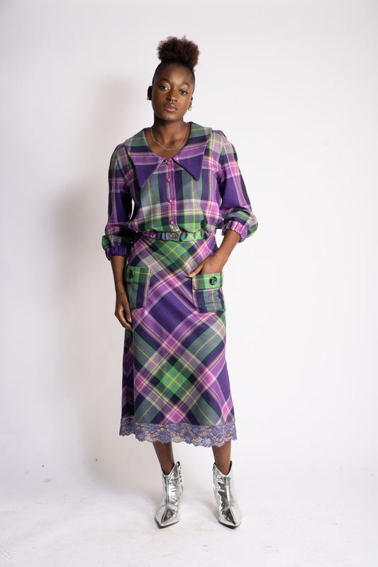 Jupe Jenny O - carlisfrance, jupe longue , création et confection française