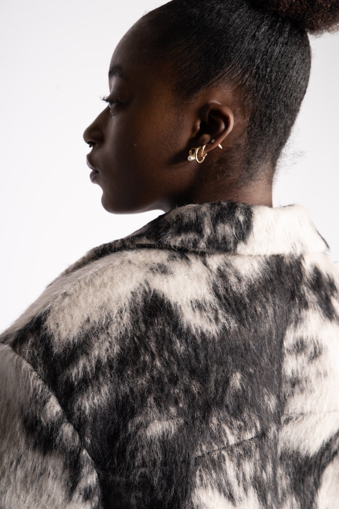manteau-cow-girl-made in France, manteau créateur éthique