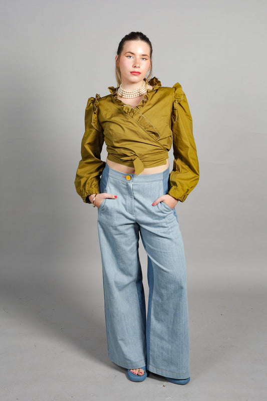 Pantalon Double Trouble, pantalon de créateur made in France - carlisfrance