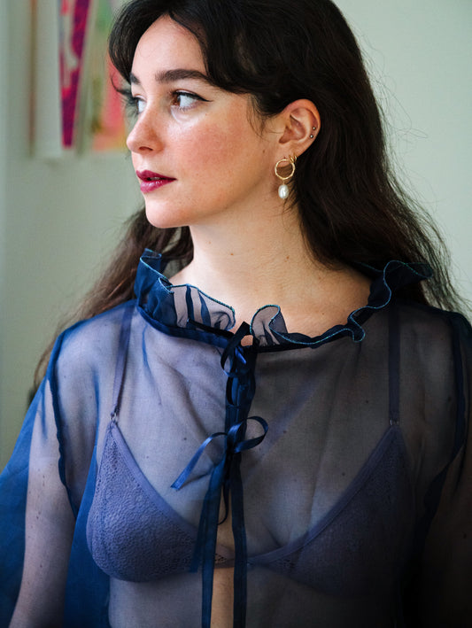 Chemisier Organza de Soie - carlisfrance