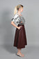 Blouse Audrey - Chemisier imprimé en popeline de coton  fabrication de luxe en France