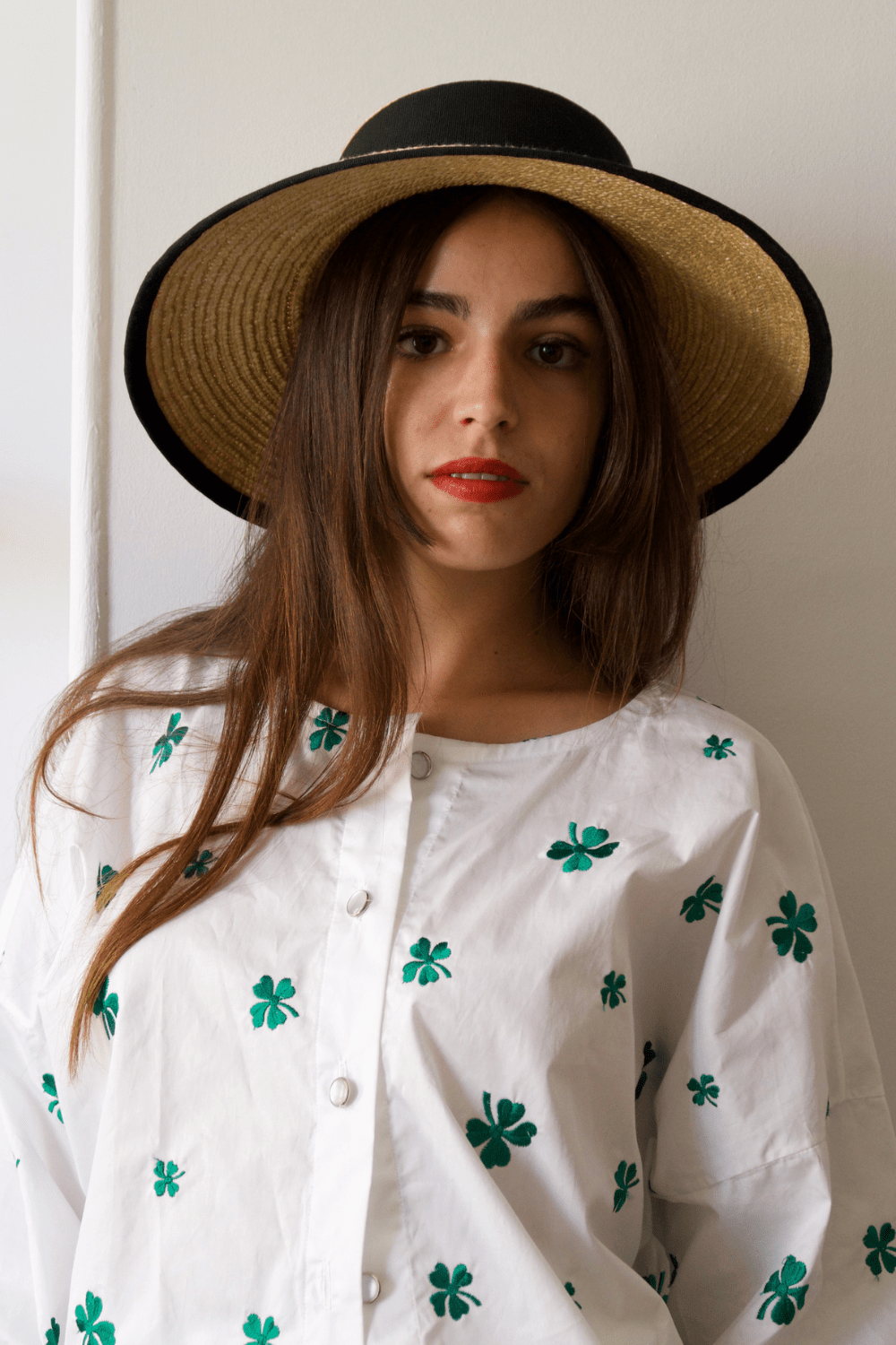 Blouse Dublin en Popeline de Coton Brodée – Made in France & Sur-Mesure - carlisfrance