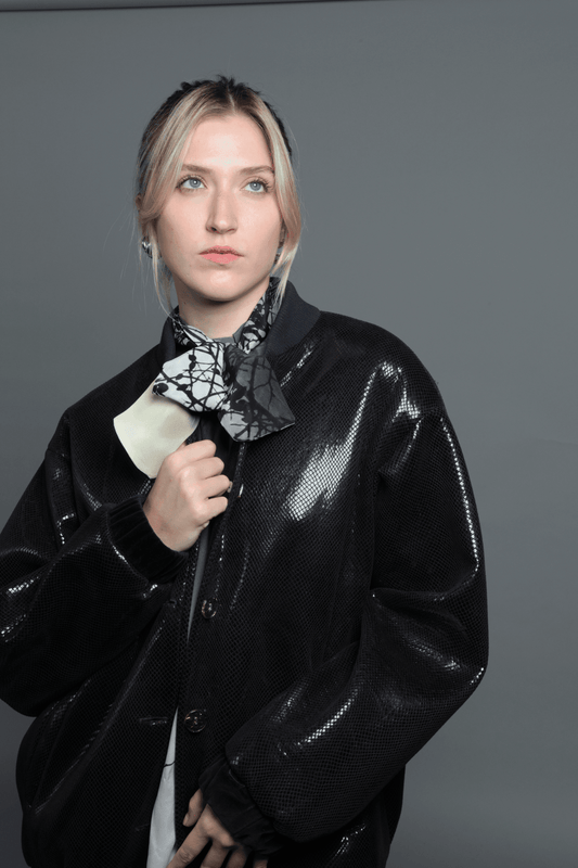 Bomber néoprène italien femme coupe ample look soirée chic – Carlisfrance
