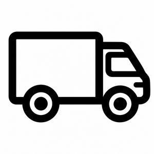 Camion de livraison, trait renforcé