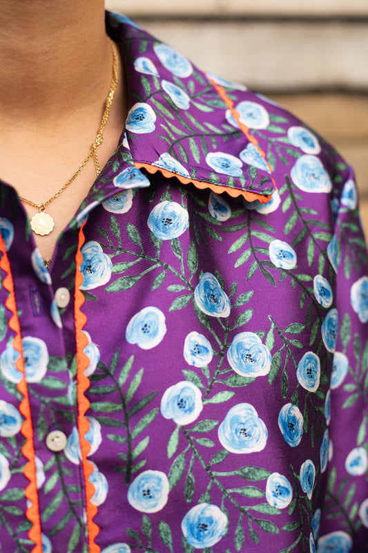 chemisier en soie fabriqué en France