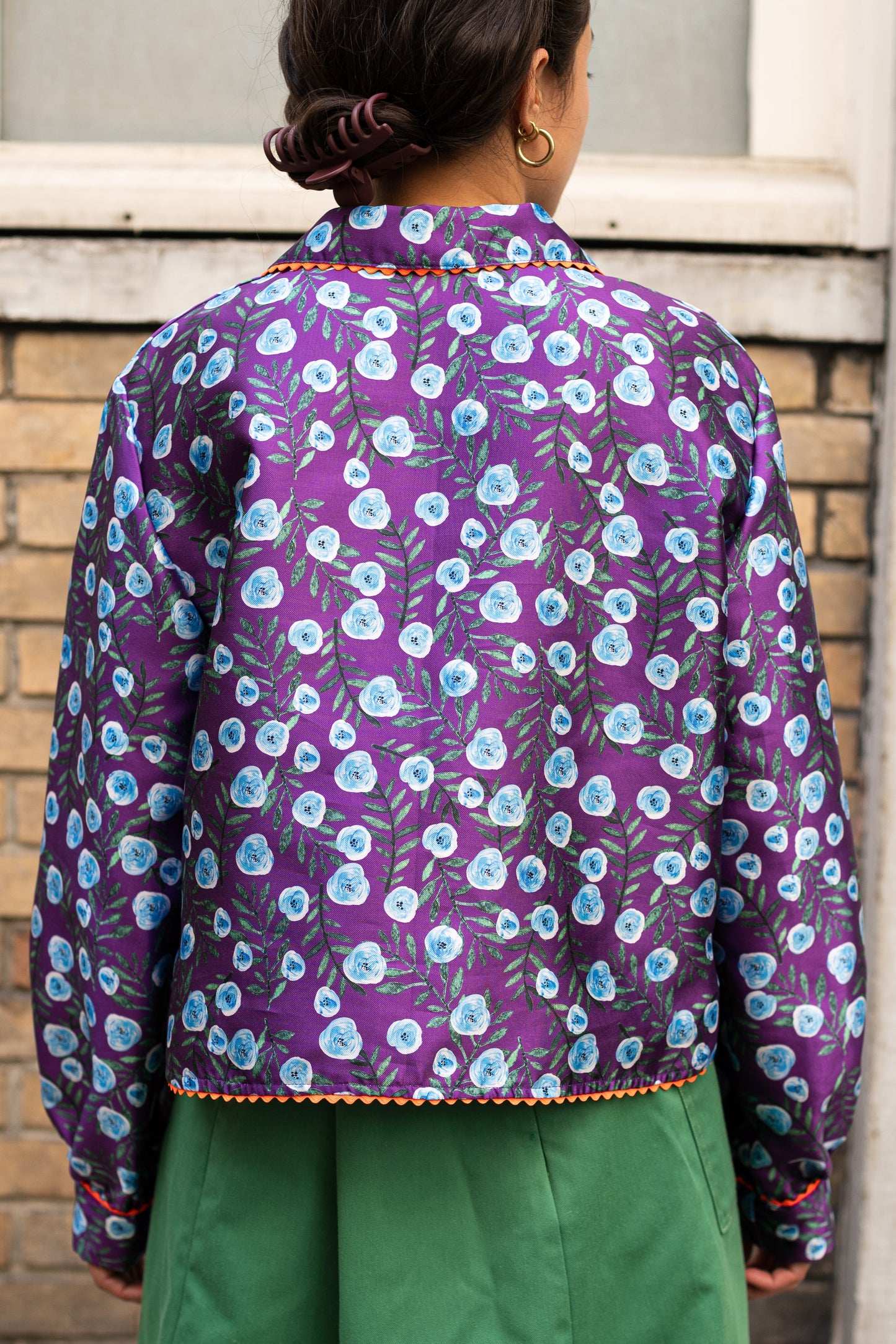 Chemisier en soie haute couture made in France