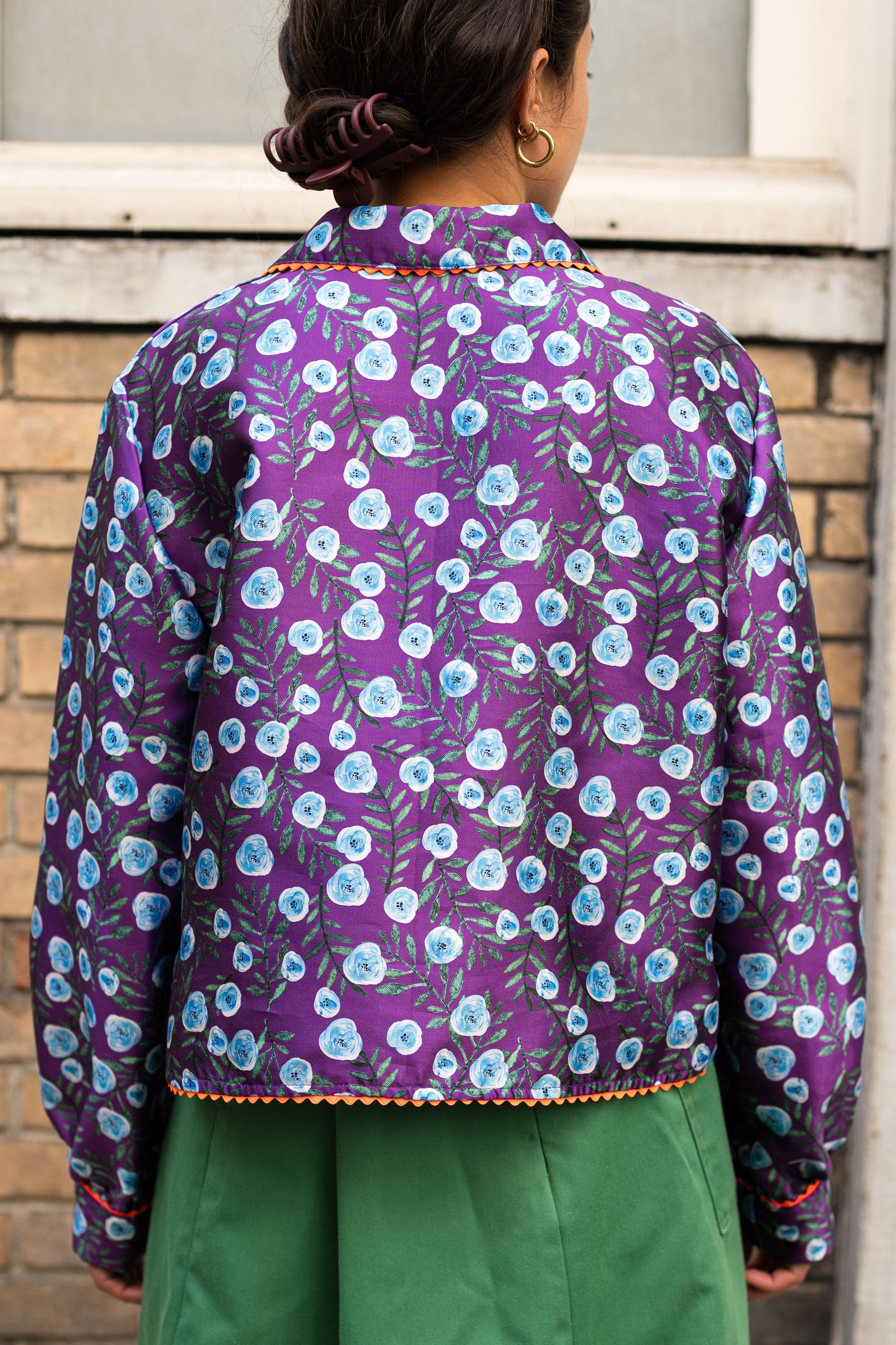 Chemisier en soie haute couture made in France