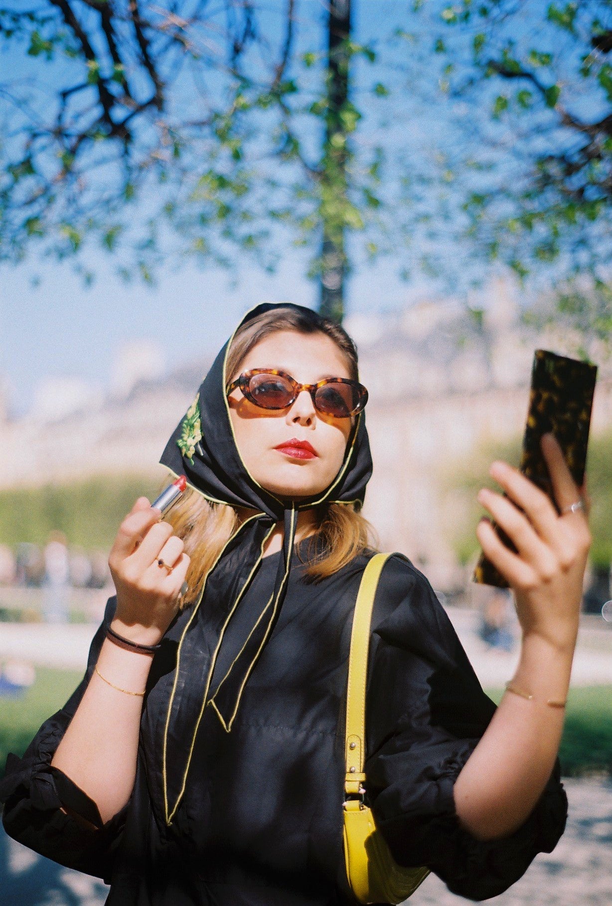 Foulard Mimosa - Coton imprimé - carlisfrance