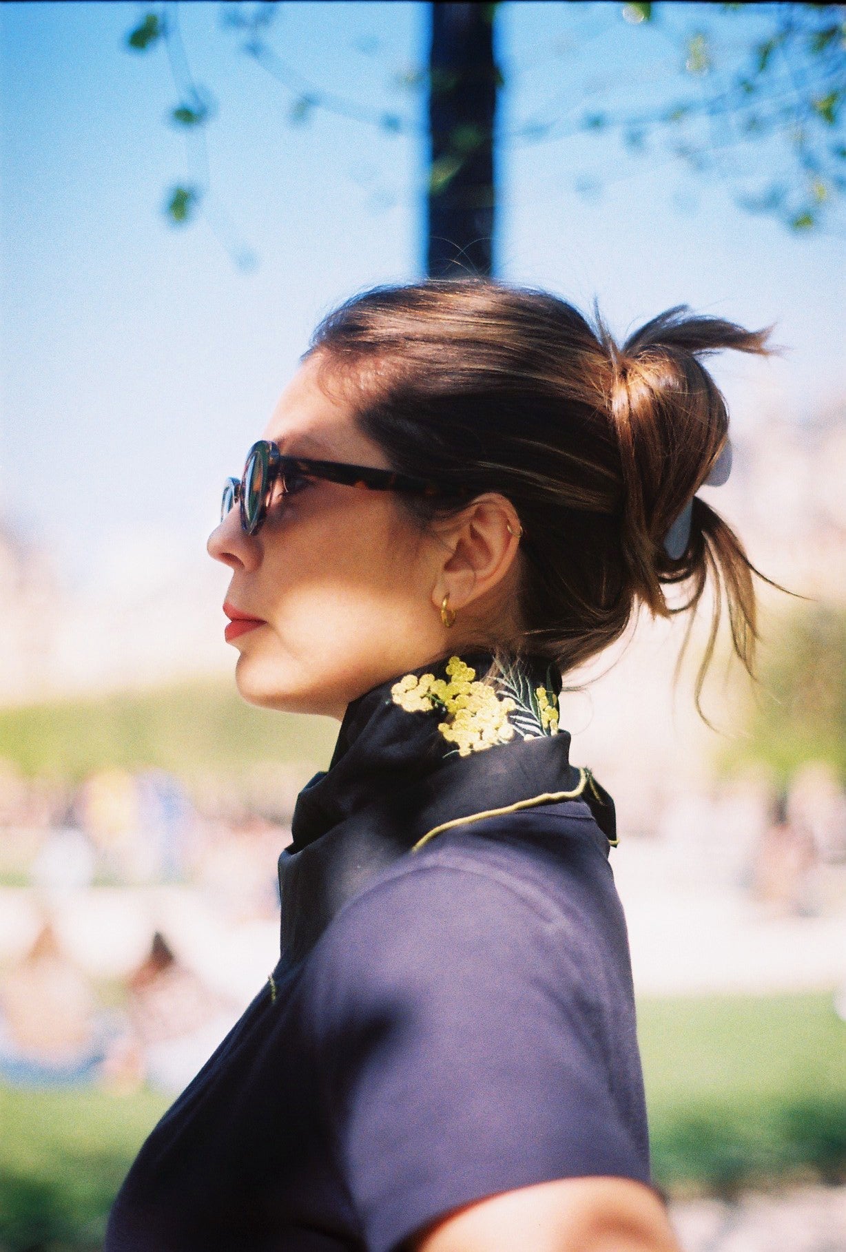 Foulard Mimosa - Coton imprimé - carlisfrance