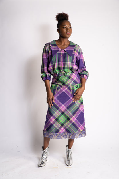 Jupe Jenny O - carlisfrance, jupe en pure laine vierge, made in France