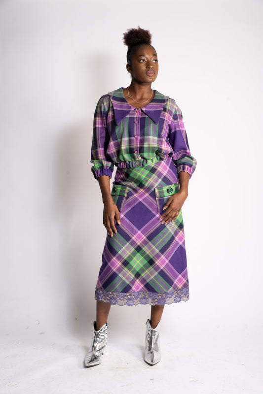 Jupe Jenny O - carlisfrance, jupe en pure laine vierge, made in France