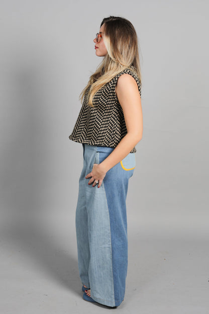 Pantalon Double Trouble, pantalon de créateur made in France - carlisfrance