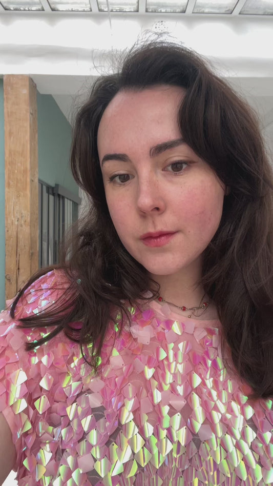 top a sequins rose fabrique en france quantite limtee