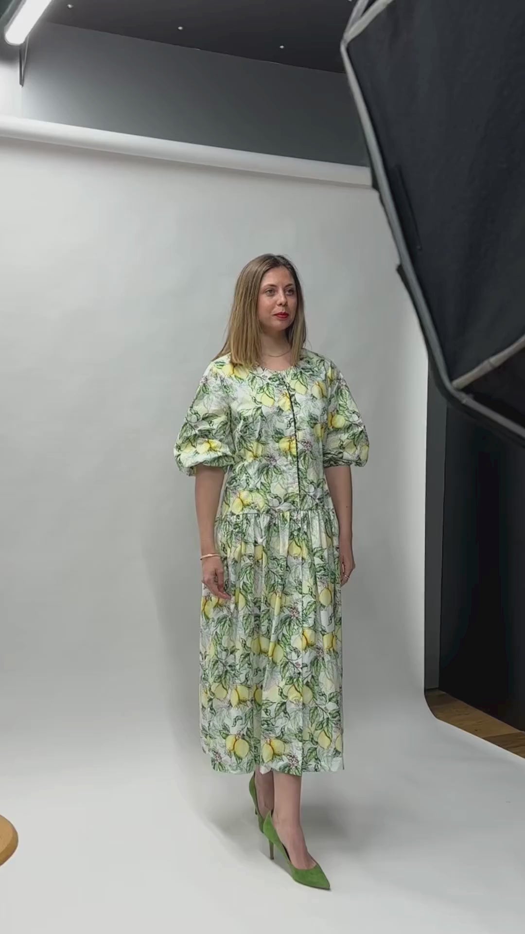 la robe longue Ravenne en popeline de coton italien premium, made in France, confection artisanale