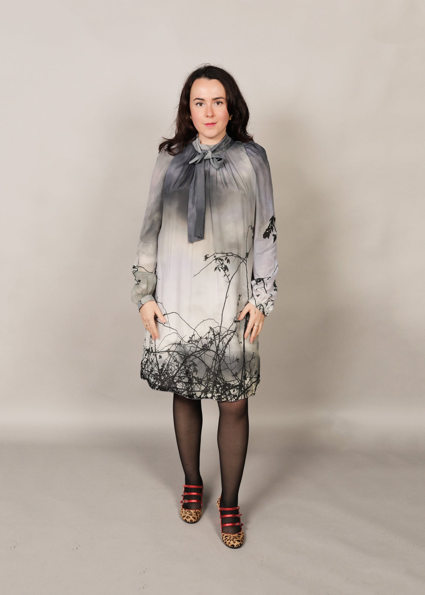 Robe Bella robe en soie romantique - carlisfrance, fabrication française