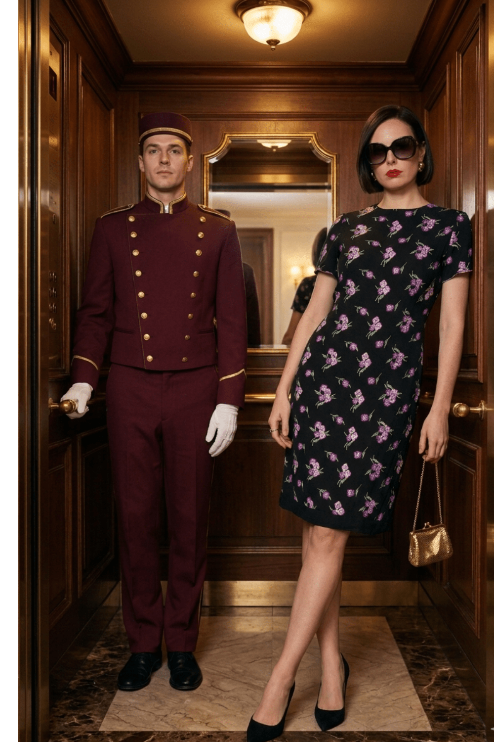 Robe Helsinki — Imprimé Fleurs Brodées Noir et Rose ,Viscose Luxe Made in France - carlisfrance