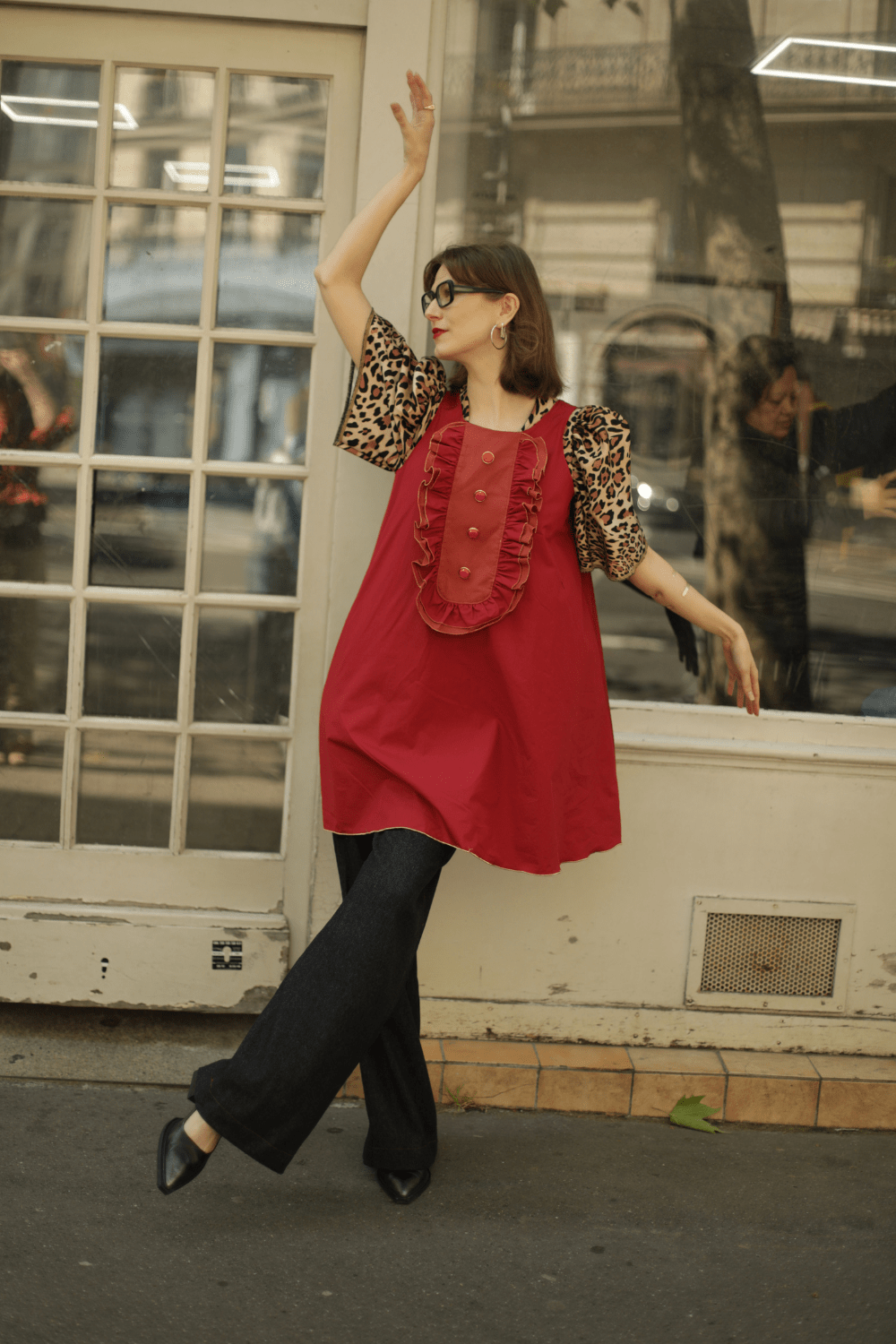 Robe Jacinthe – Robe Baby Doll en Popeline de Coton Fabrication Française - carlisfrance