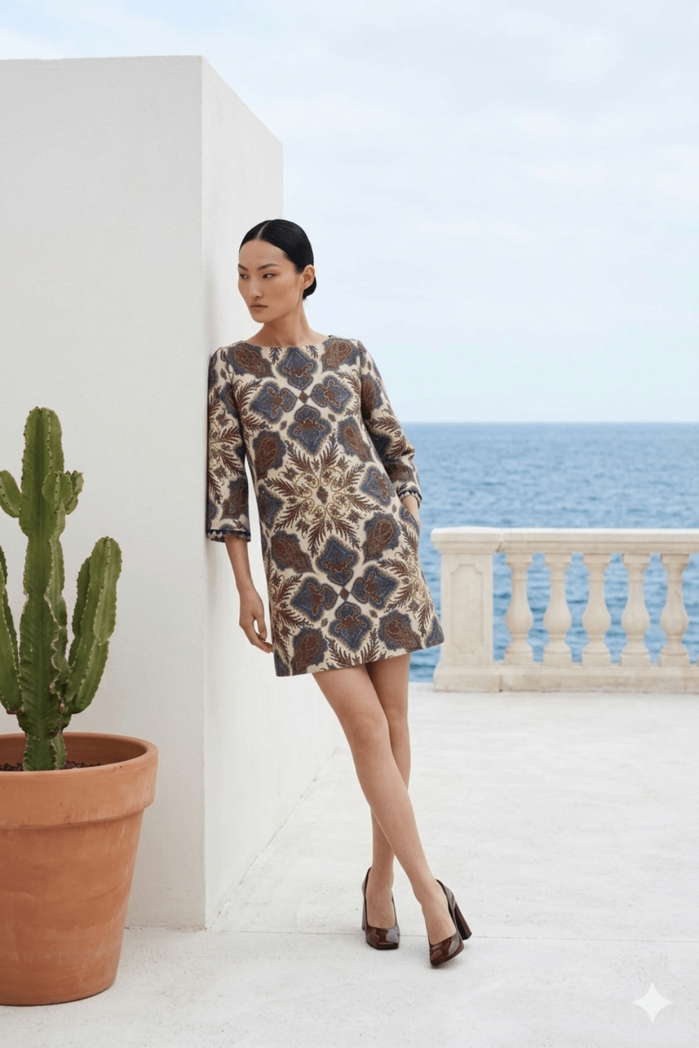 Robe Jaipur — Coton & Laine Paisley - carlisfrance