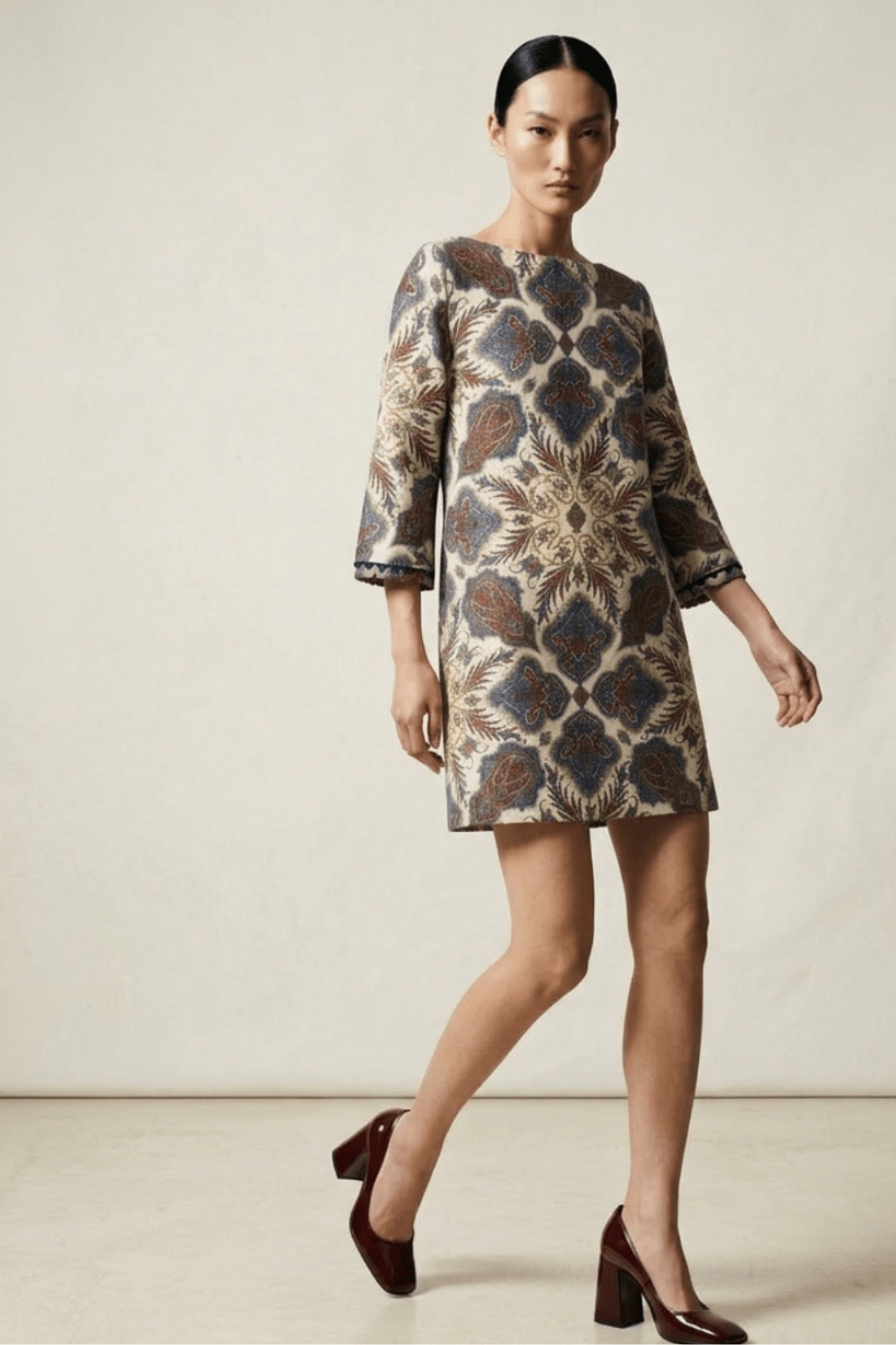 Robe Jaipur — Coton & Laine Paisley - carlisfrance