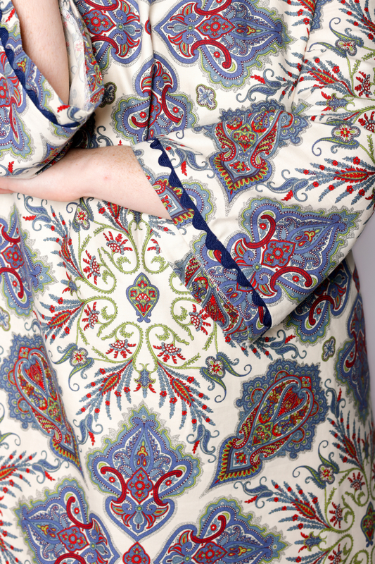 Robe Jaipur — Coton & Laine Paisley - carlisfrance