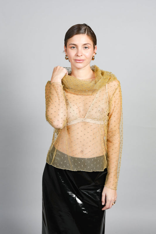 Top Grace, tulle de luxe, made in France - carlisfrance