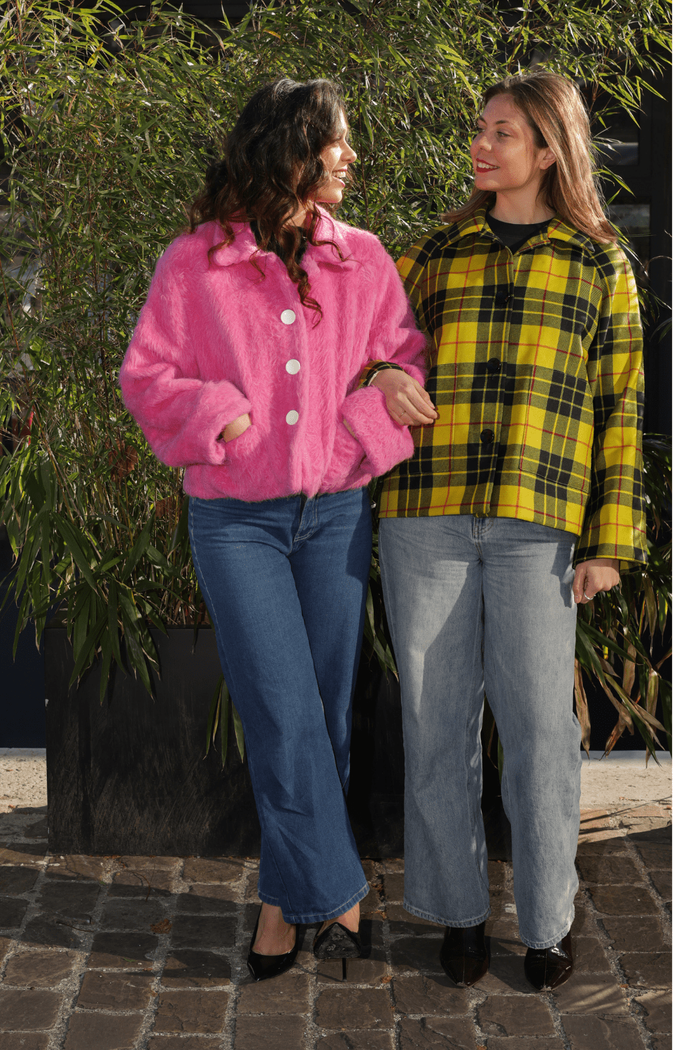 Veste Barbapapa – Alpaga Rose Effet Fourrure Confection Française - carlisfrance