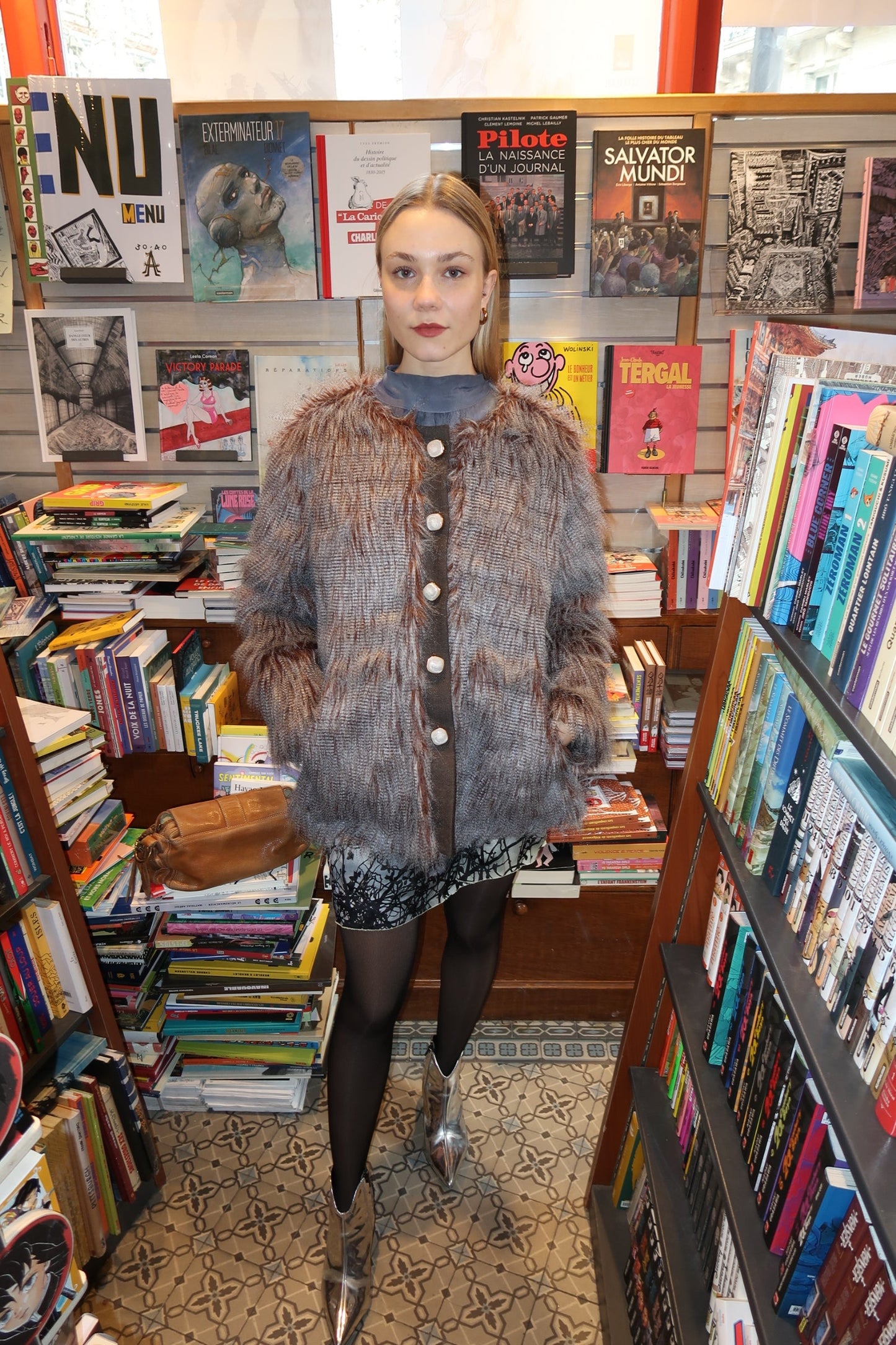 Veste en fausse fourrure Kate - carlisfrance