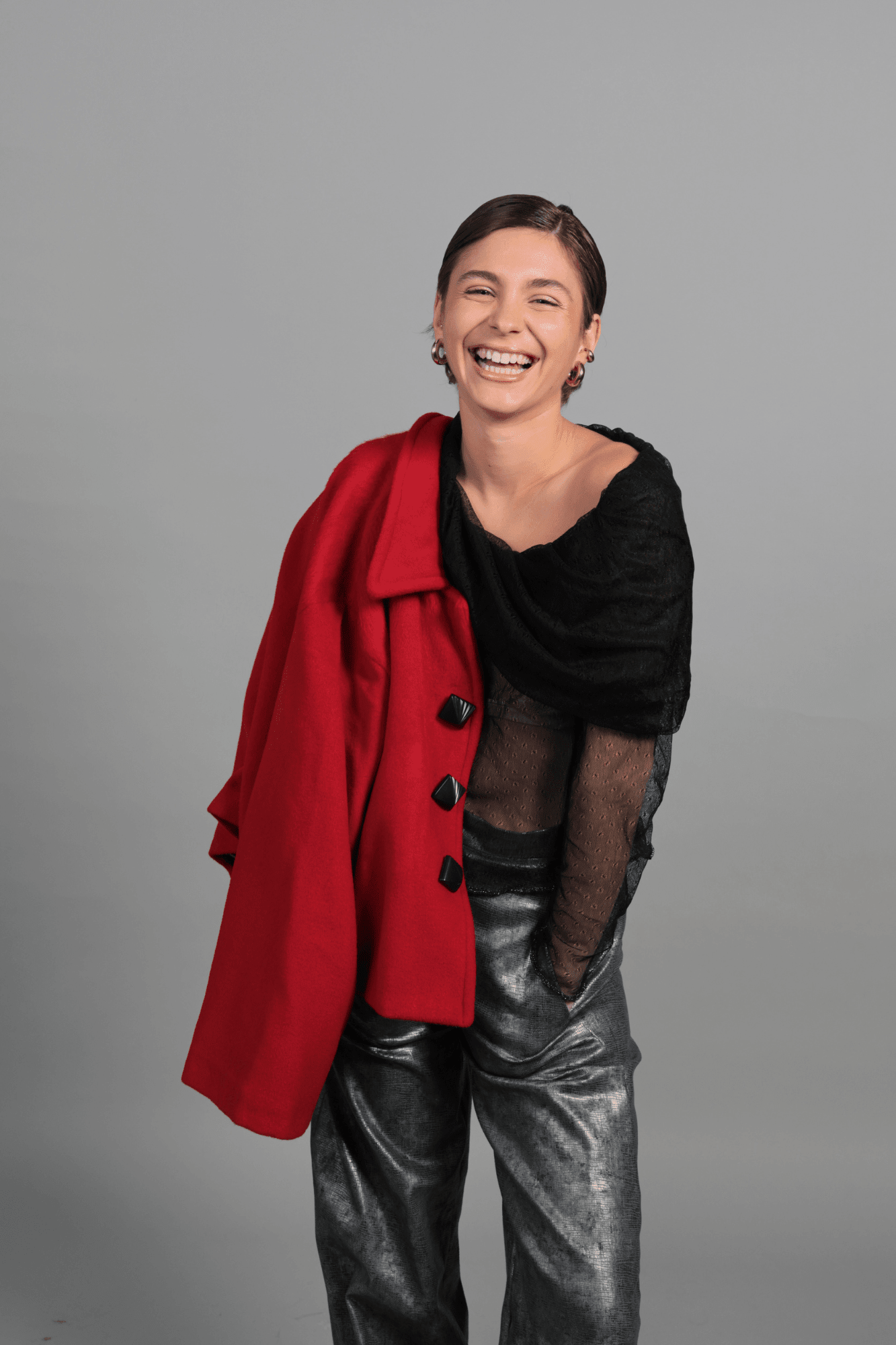 Veste Oxford en laine et cachemire, made in France - carlisfrance