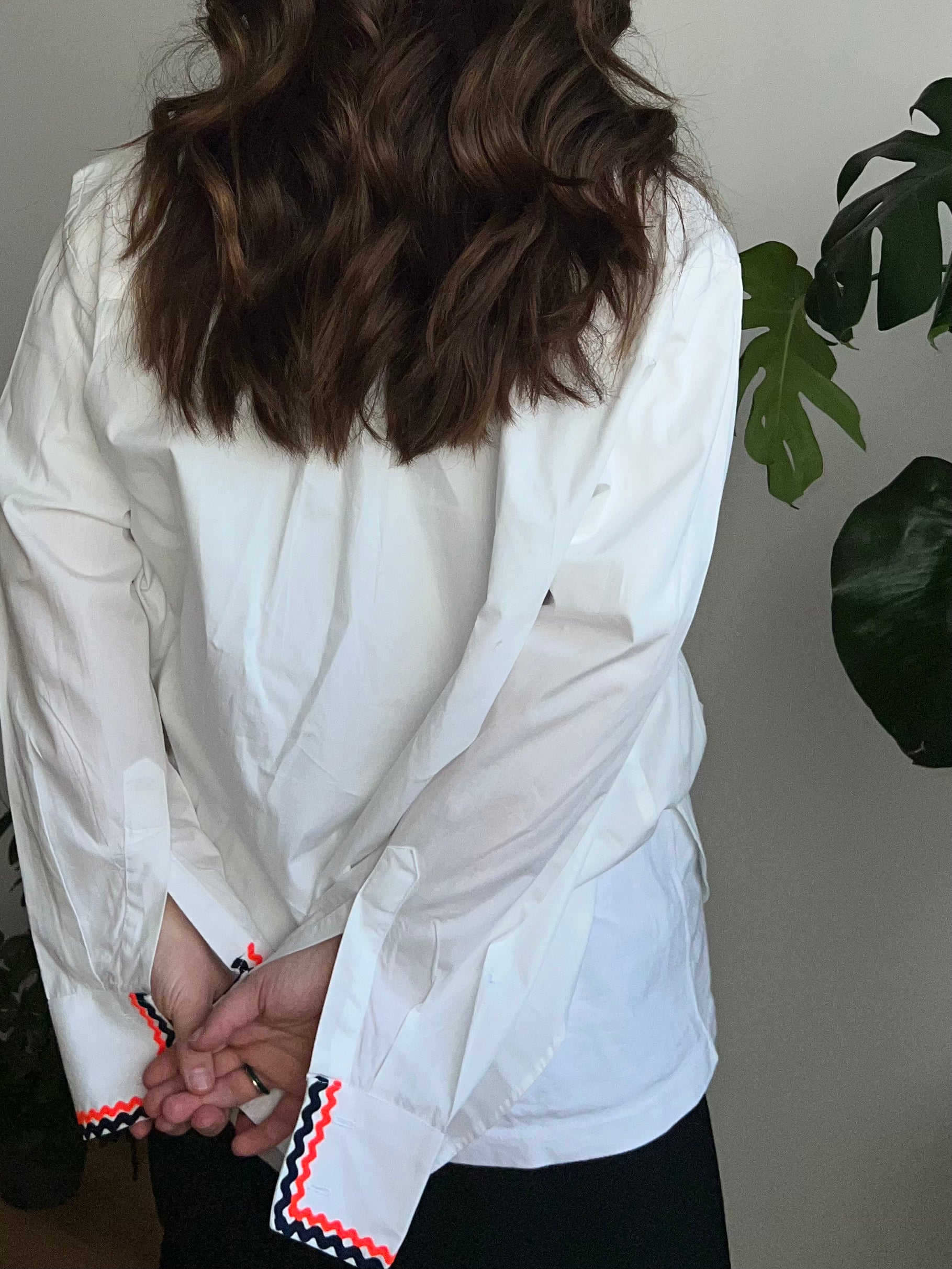 Chemisier fait en France en coton avec croquet 