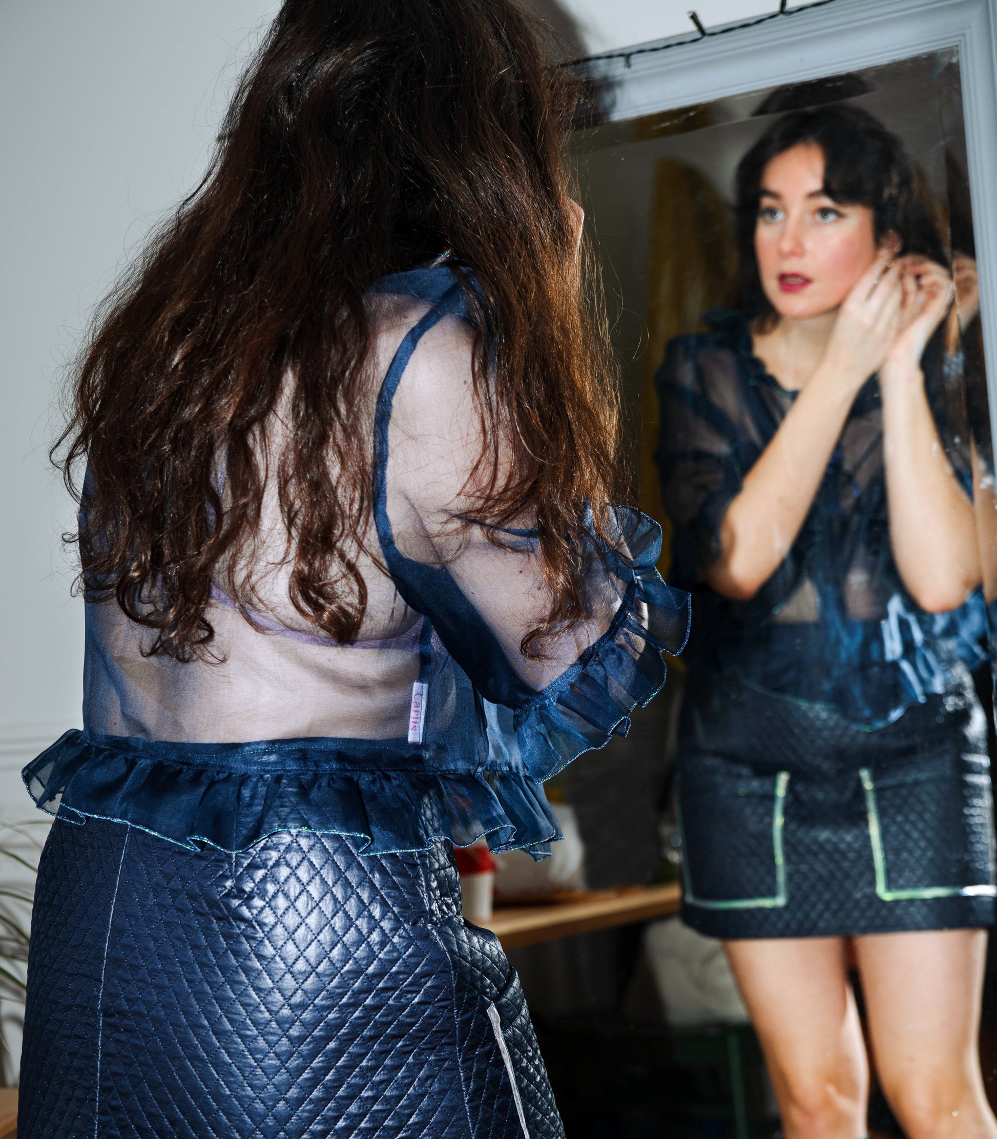 Chemisier Organza de Soie - carlisfrance