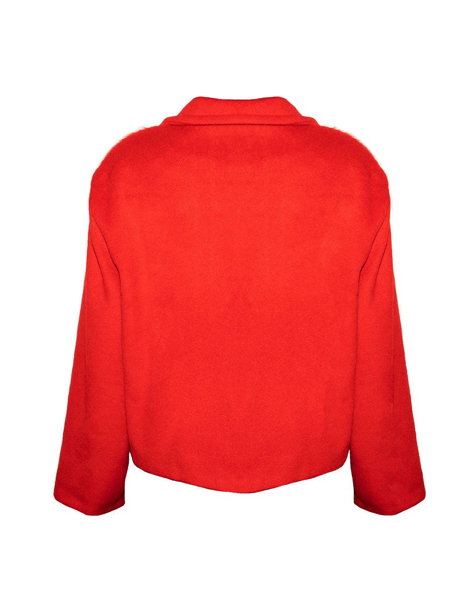 Veste Oxford en laine et cachemire, made in France - carlisfrance