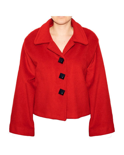 Veste Oxford en laine et cachemire, made in France - carlisfrance